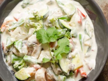 Thai shrimp curry