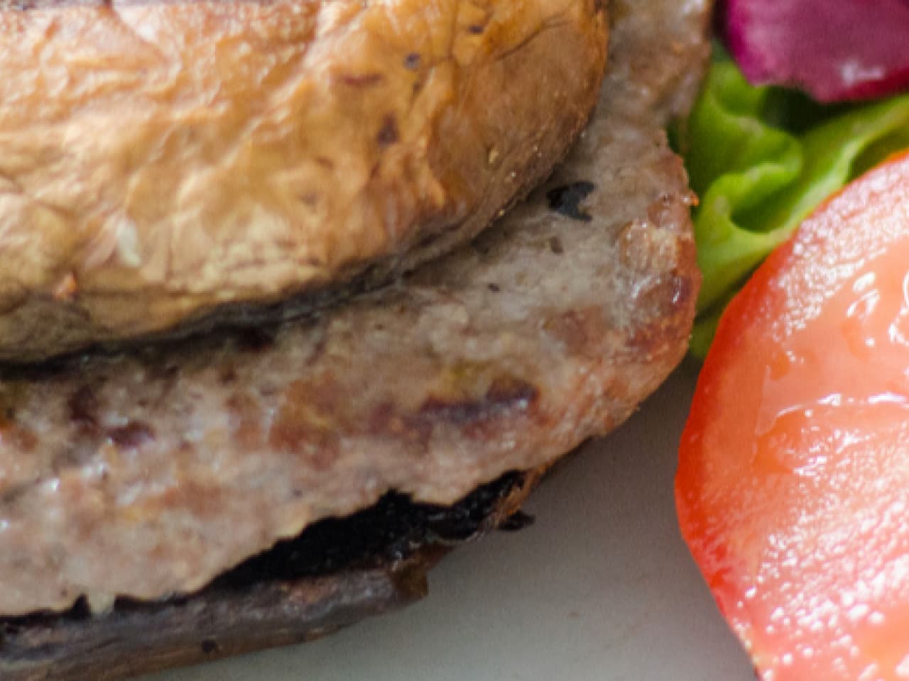 Champignon-Hamburger