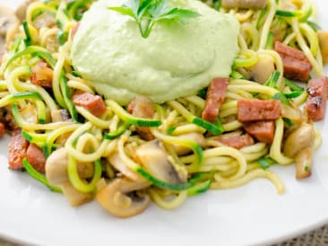 Zudeln a la Carbonara