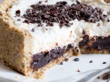 Gâteau aux bananes et chocolat aux noisettes