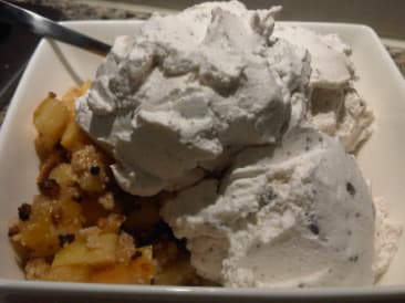 Helado de vainilla