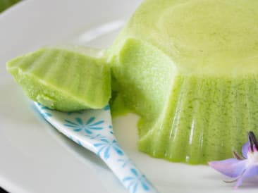 Pandan kokospudding