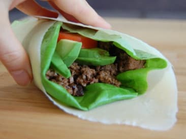 Mexican paleo wraps