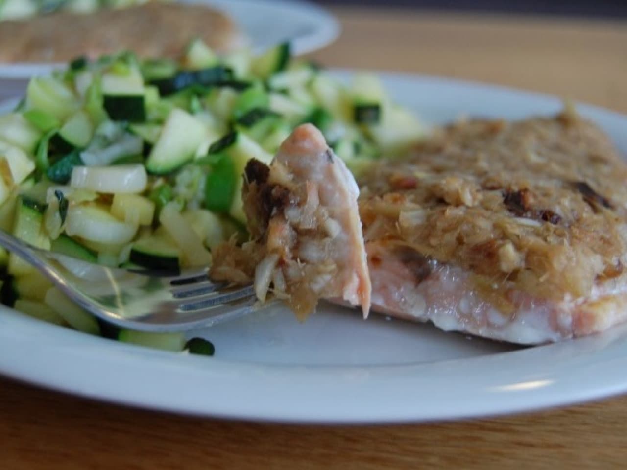 Salmon with Thai spices