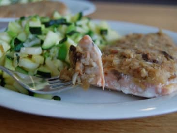 Salmon with Thai spices