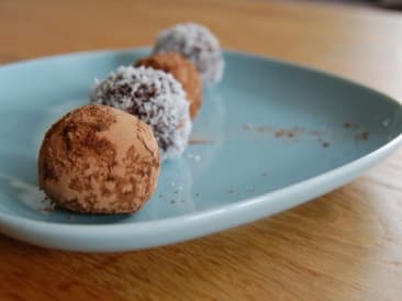 Cocoa truffles