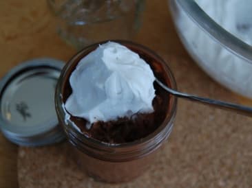 Mousse au chocolat et gingembre