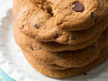 Galletas con chispas de chocolate