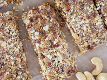 Energy bars with figs