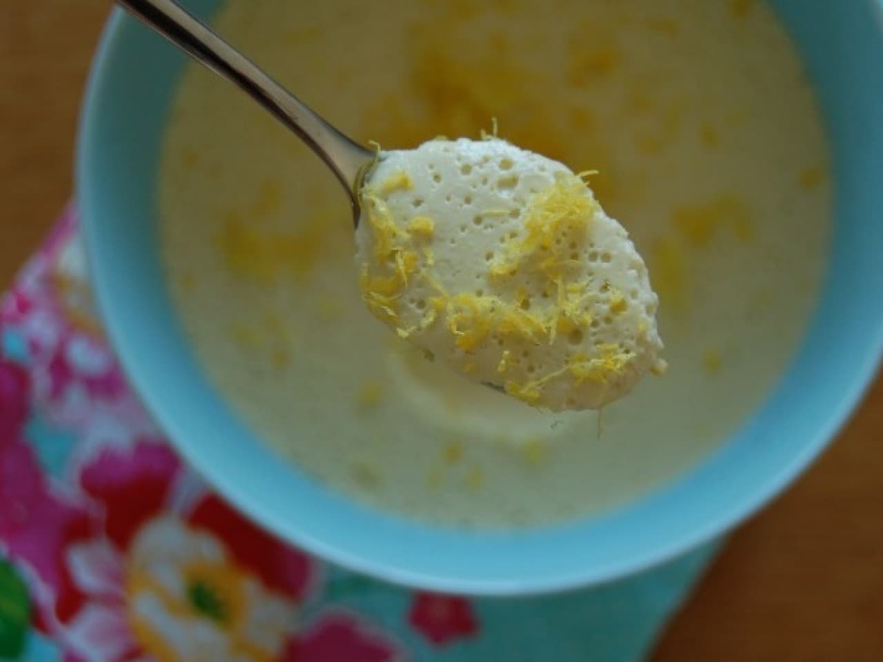 Mousse au citron et à la mangue