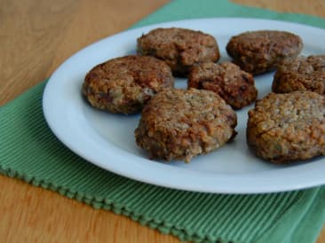 Galletas de hígado de res