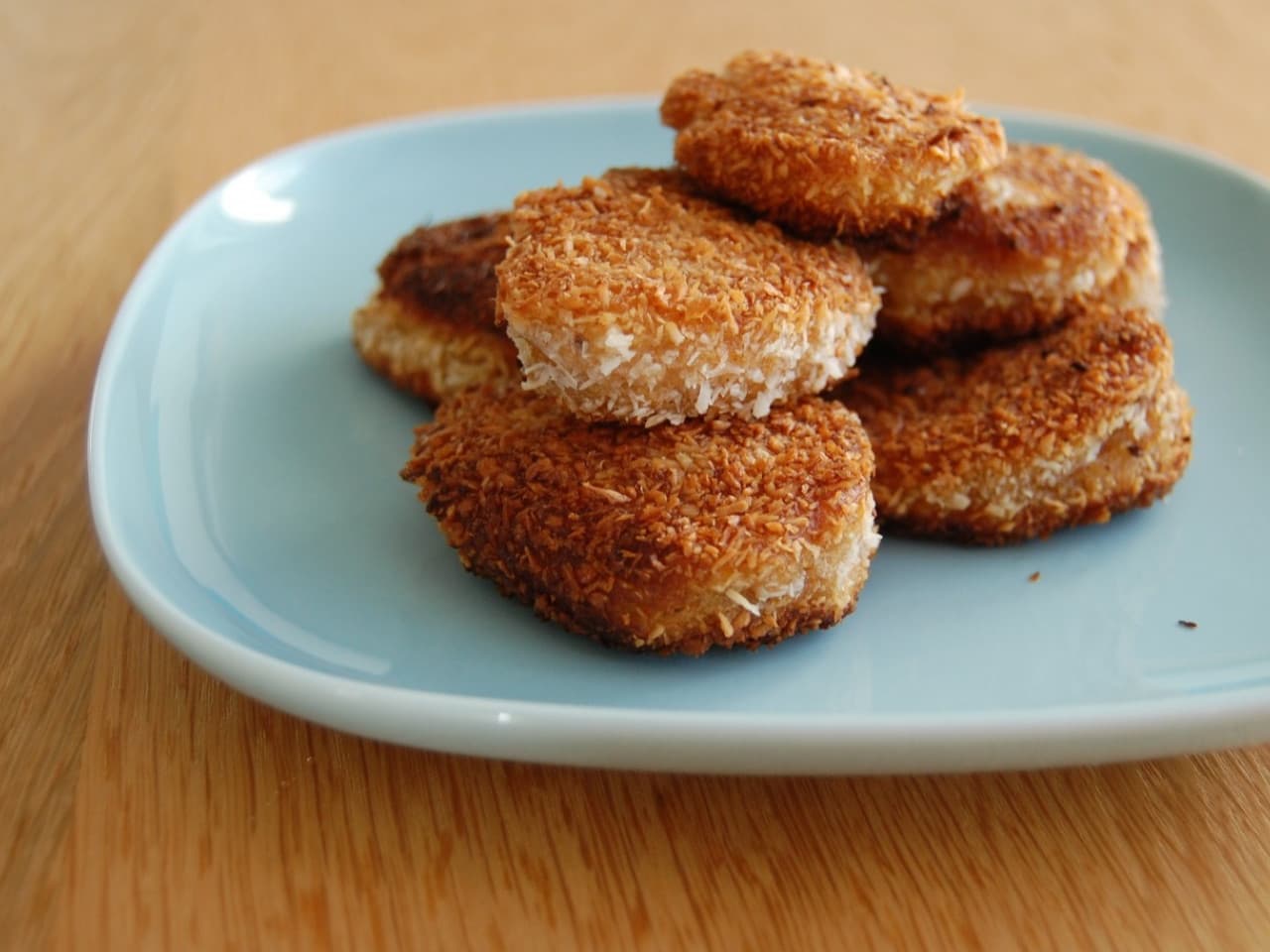 Biscuits au plantain et à la noix de coco