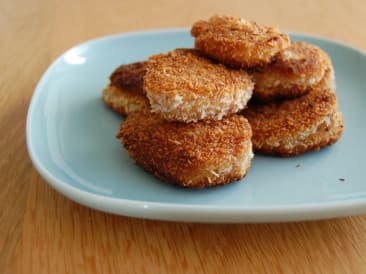 Coconut plantain cookies