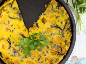 Fritatta met pompoen