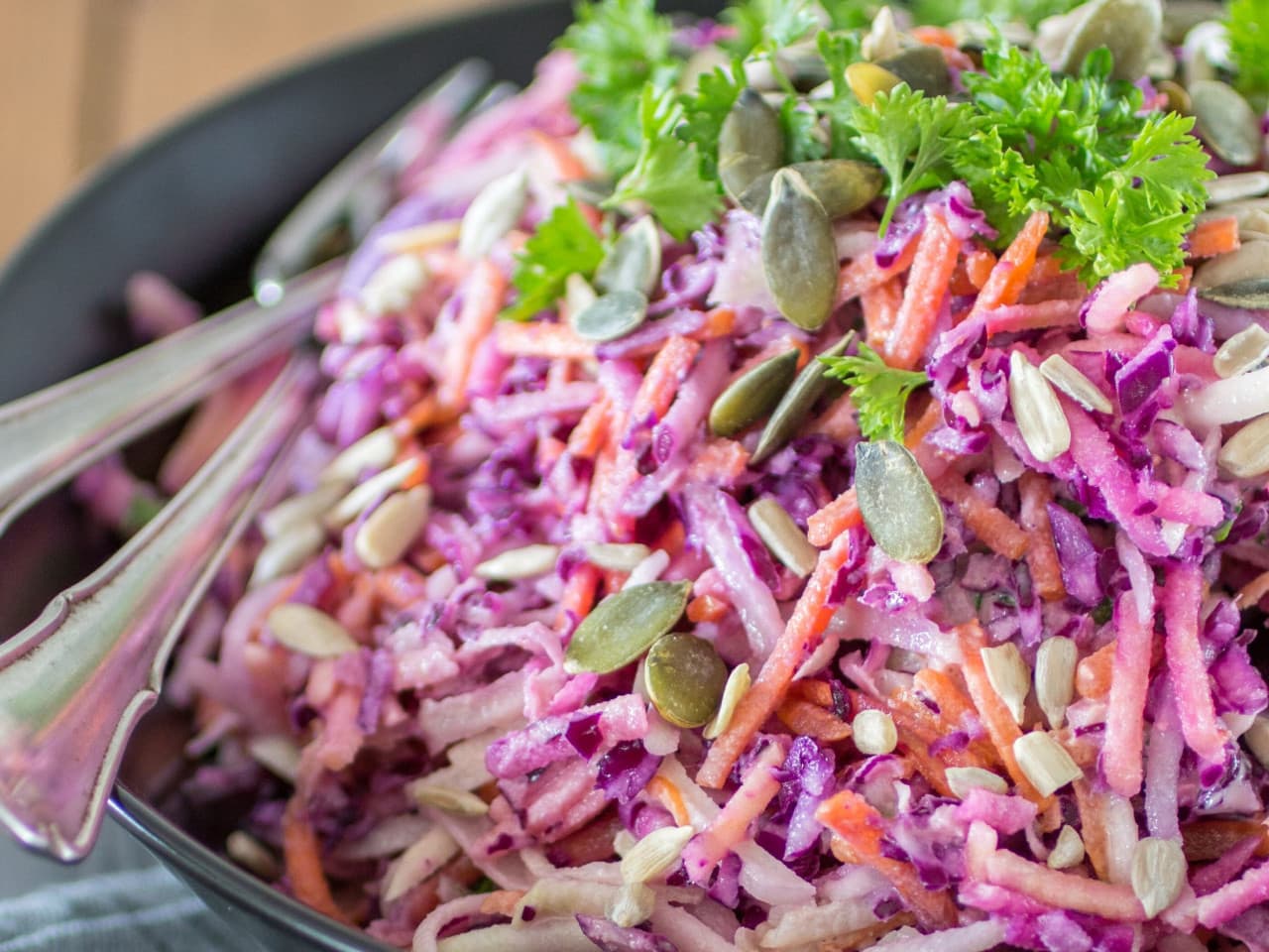 Salade de chou croustillante