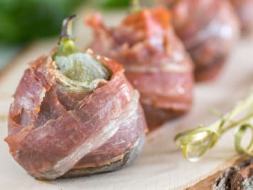 Higos con jamón de Parma