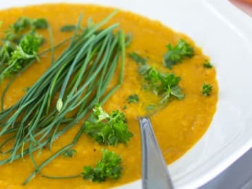 Würzige Möhrensuppe