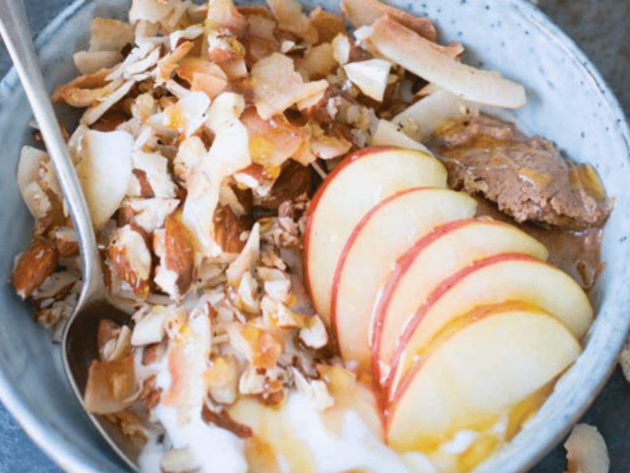Roasted coconut oatmeal