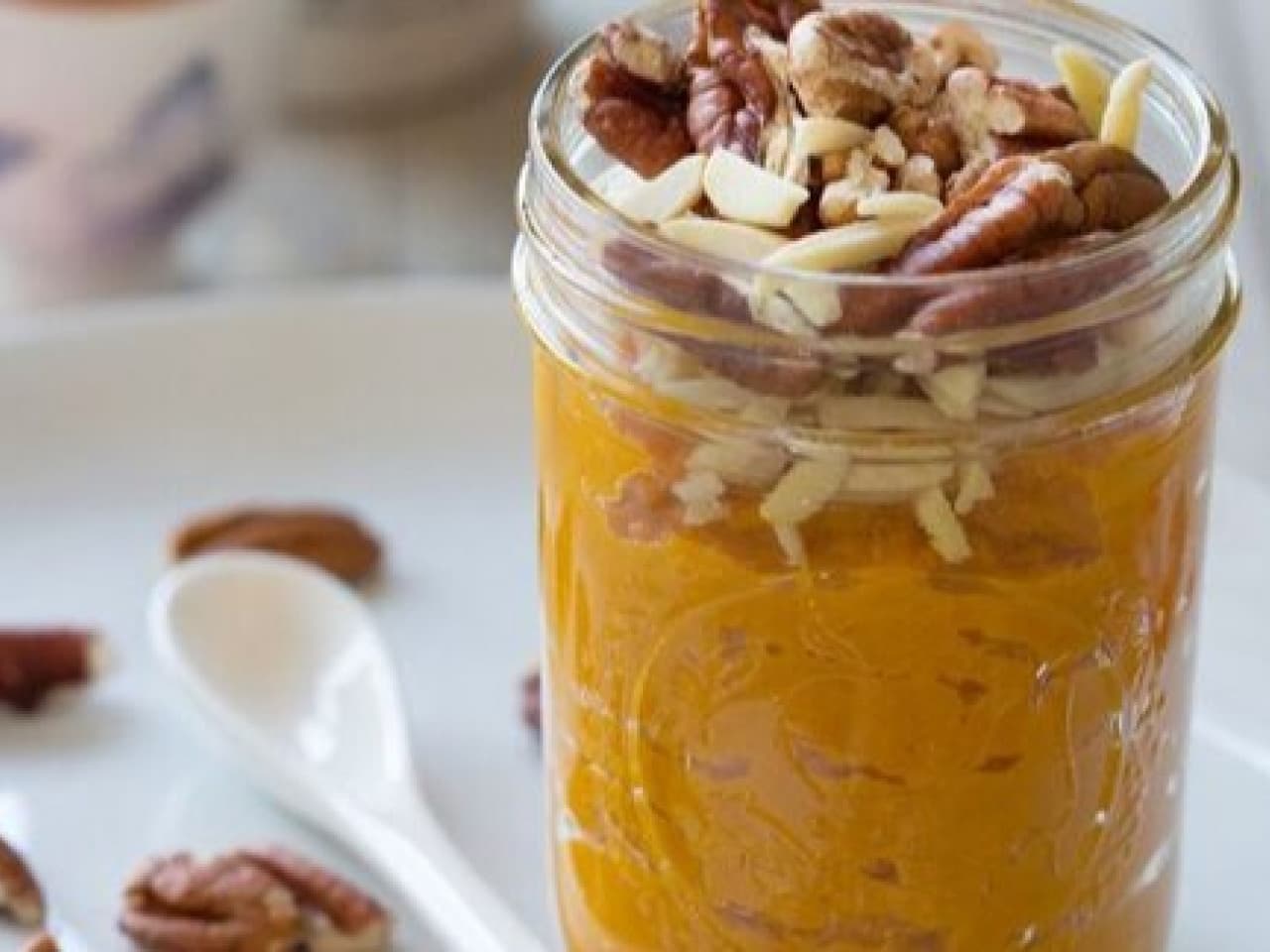 Petit déjeuner au gâteau aux carottes