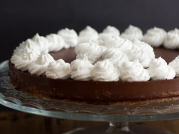 Tarte à la crème au chocolat