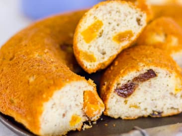 Pan de banana con frutos secos