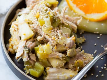 Pollo a la naranja