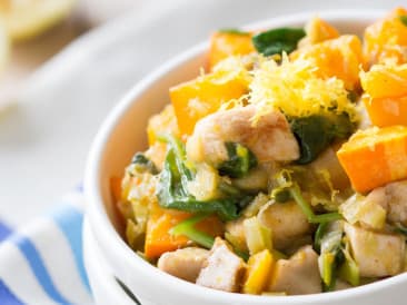 Pumpkin stir-fry