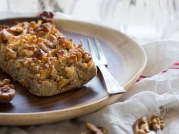 Coconut walnut bar