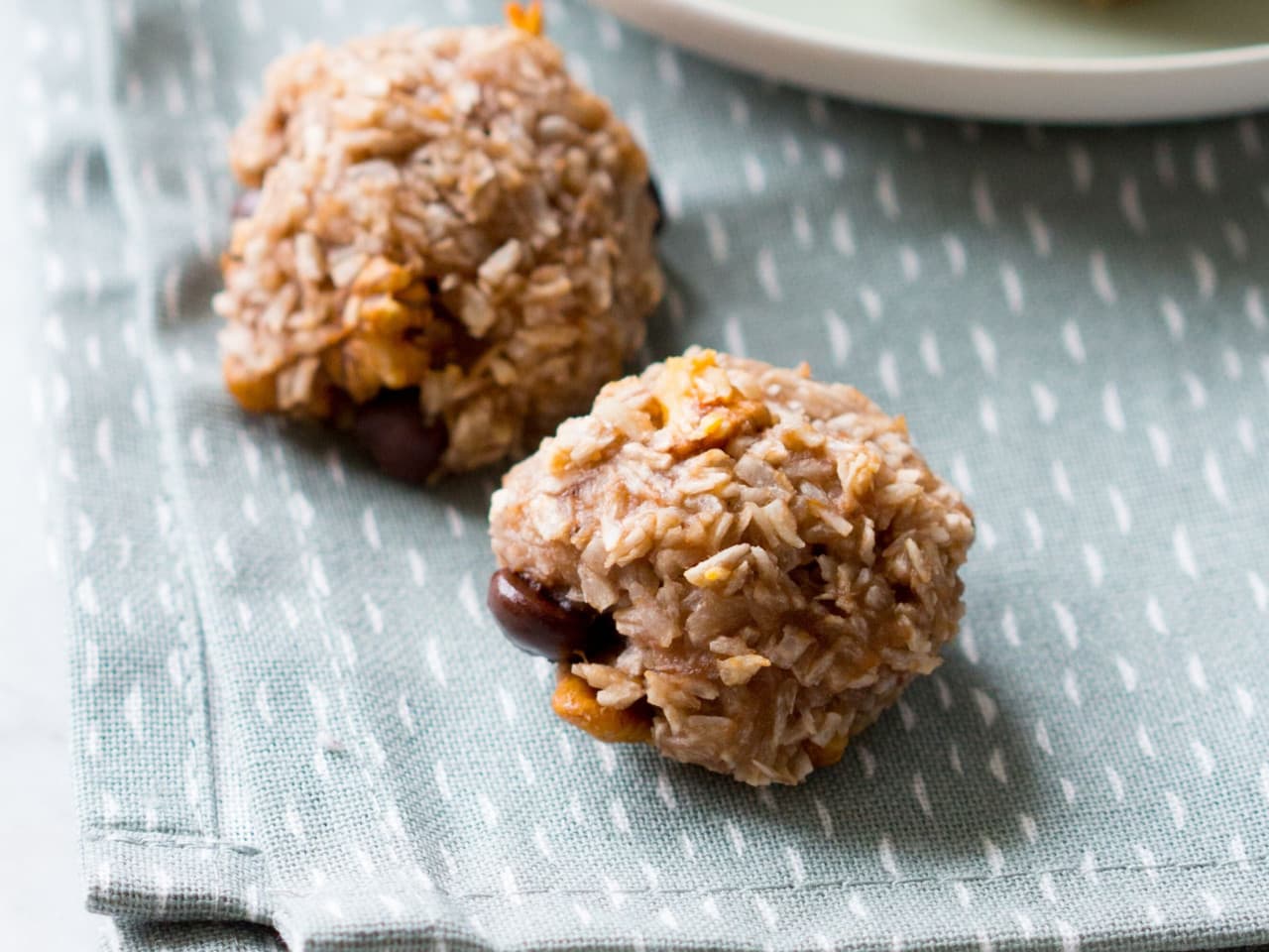 Galletas de plátano y coco