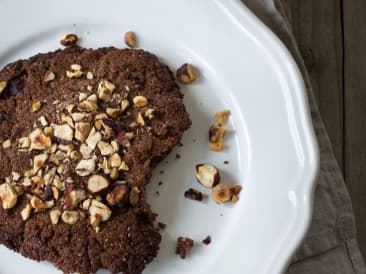 Hazelnut cranberry cookies