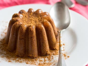 Coffee cinnamon pudding