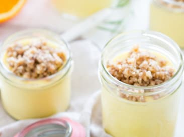 Käsekuchen im Glas