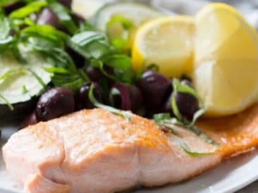 Lachs mit italienischer Zucchini