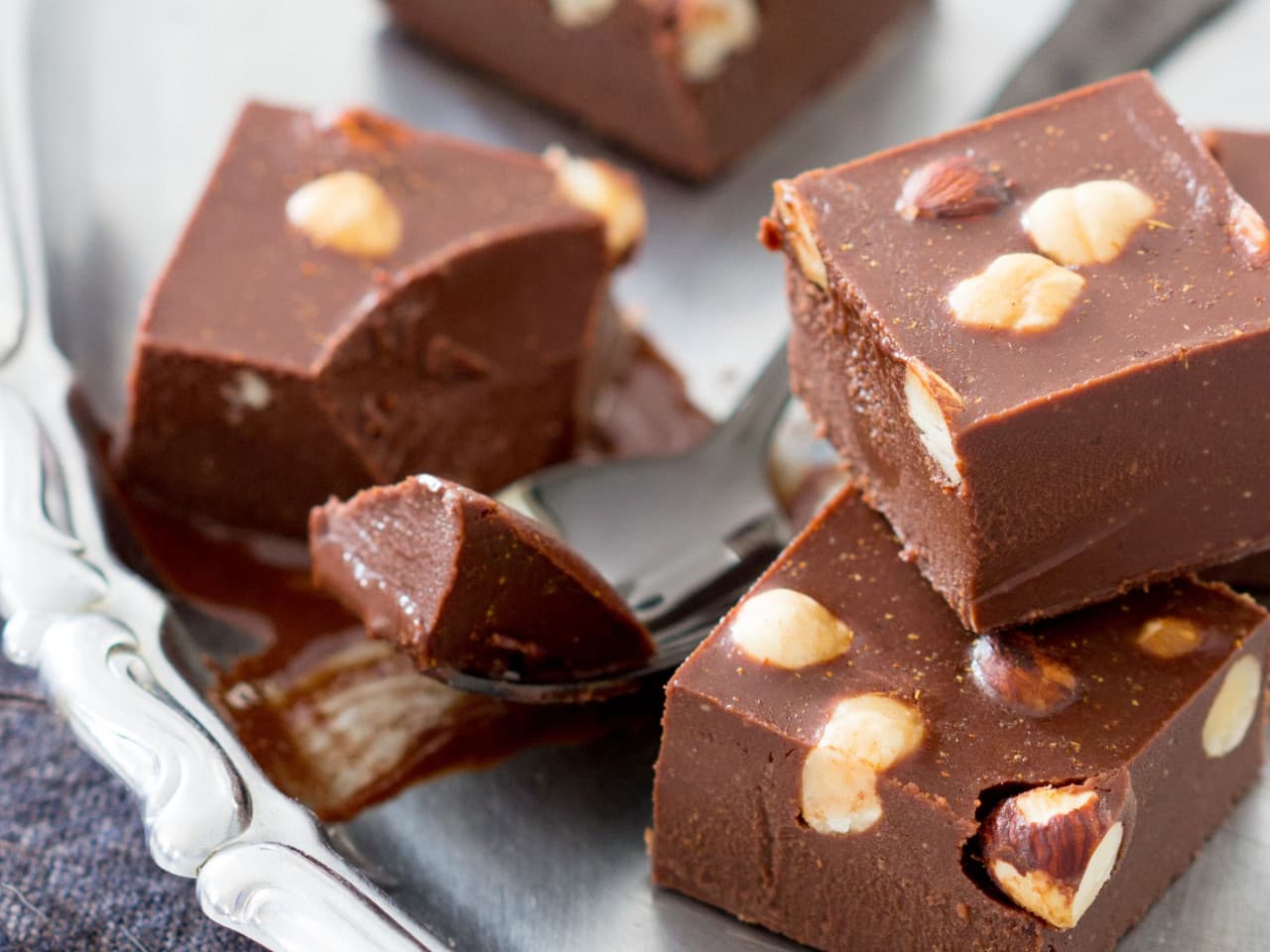 Spicy hazelnut fudge