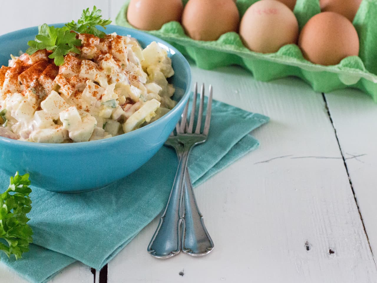 Paleo eiersalade