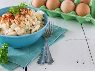 Salade aux oeufs paléo