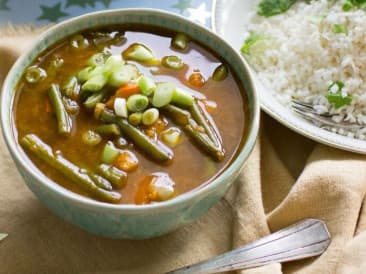 Soupe aux légumes épicés