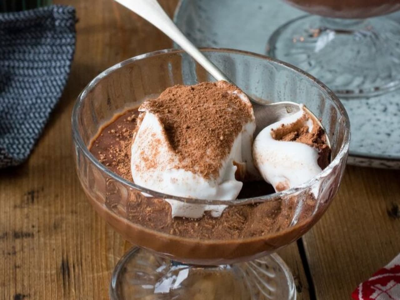 Mousse au chocolat et au café