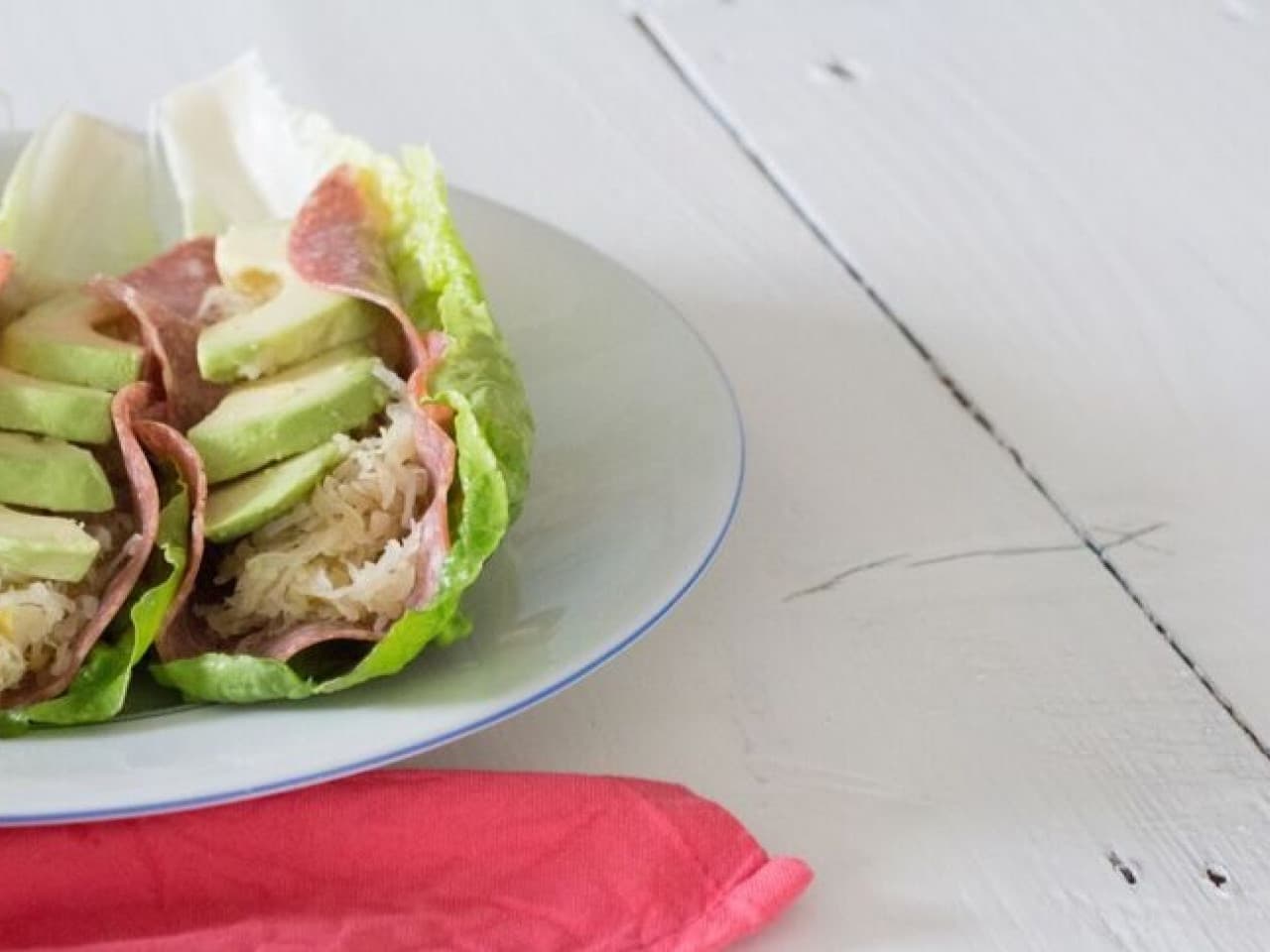 Quick lettuce wraps