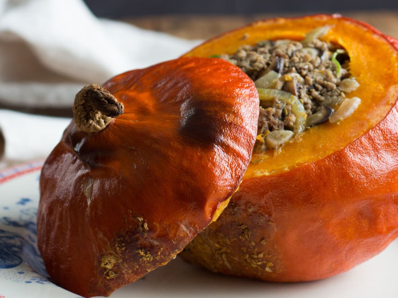 Calabaza rellena