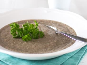 Sopa de alcachofa de Jerusalén