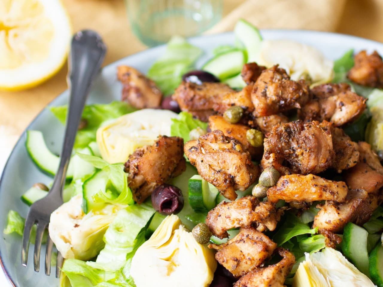 Greek chicken salad