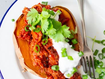 Stuffed sweet Potato