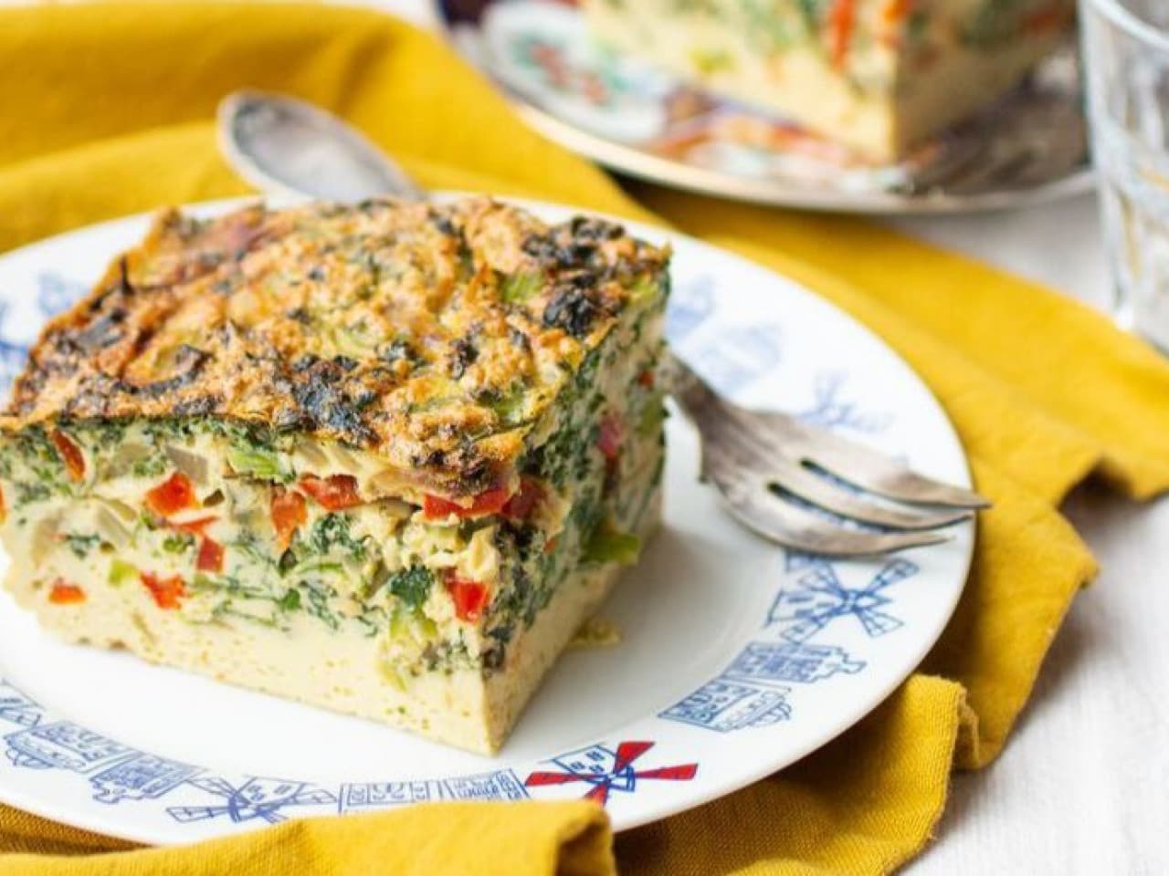 Frittata de col rizada