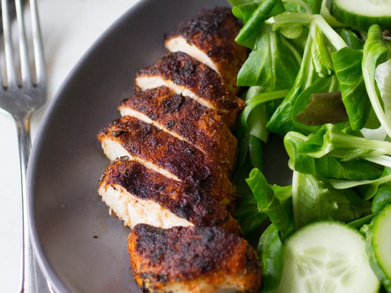 Kip piri piri met salade