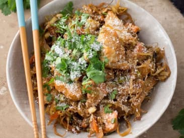 Sauté de poisson oriental