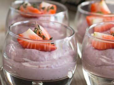 Mousse de fresa