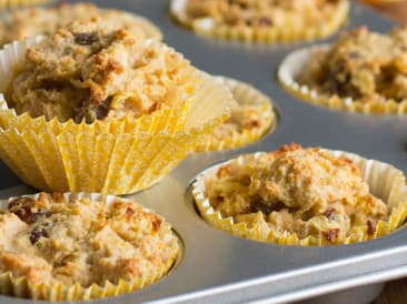 Muffins aux pommes et à la cannelle