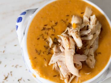 Soupe de poulet à la mijoteuse