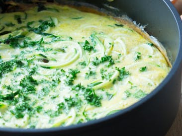 Frittata met Courgettenoodles